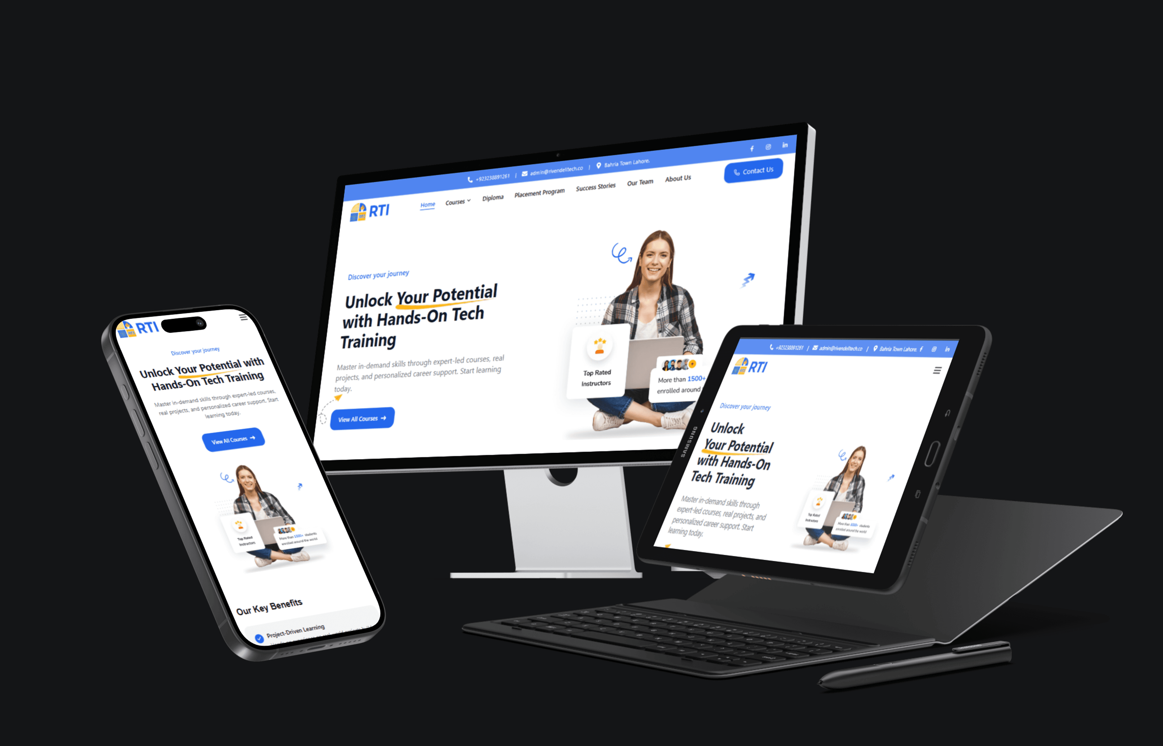 Rivendell Tech Institute – Educational Website
