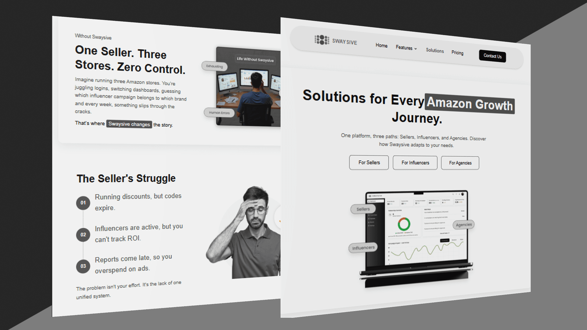 Swaysive – Amazon Influencer & Affiliate Management Platform - Mockup 2