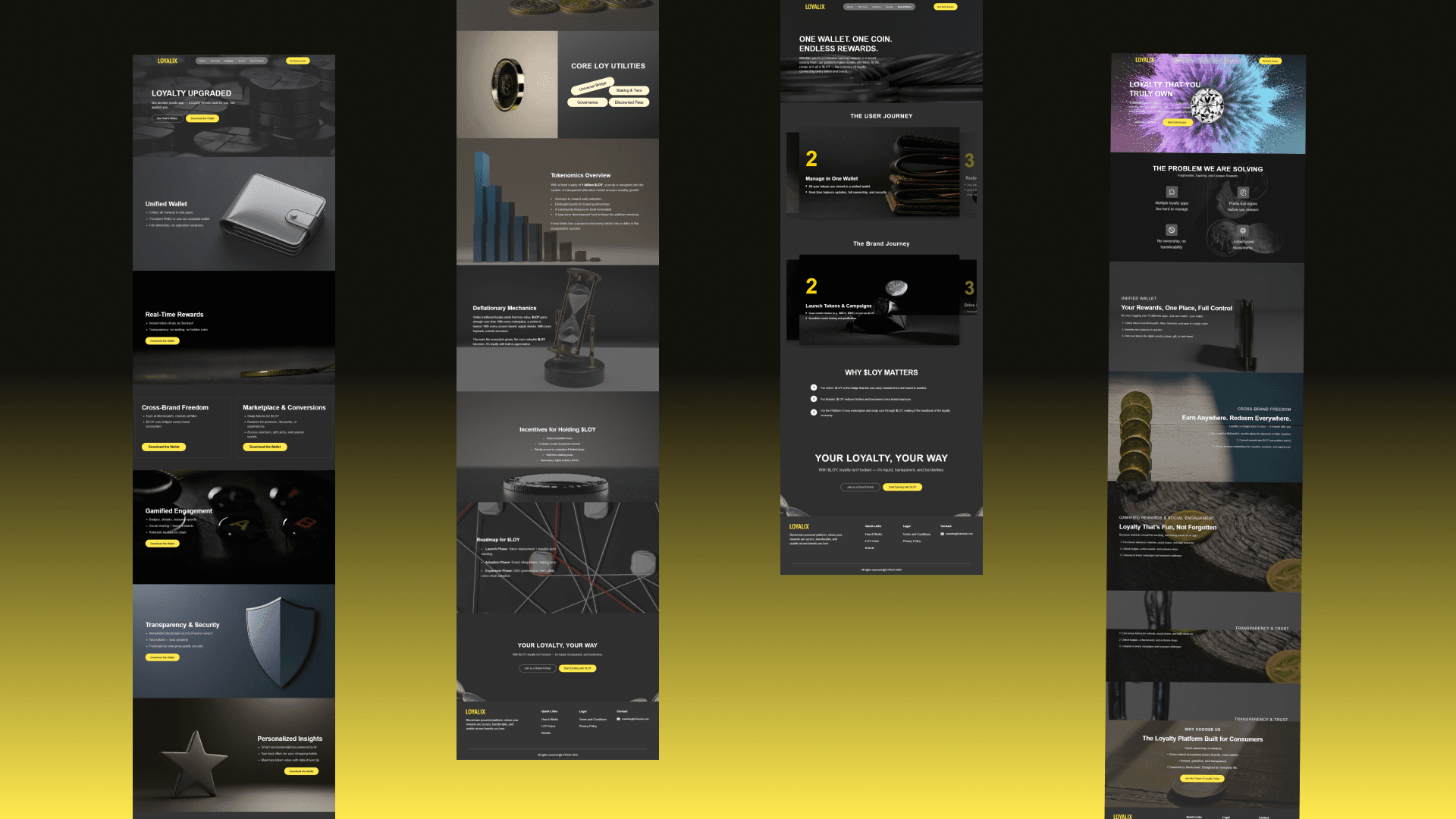 Loyalix – Blockchain-Based Loyalty Rewards Platform - Mockup 1