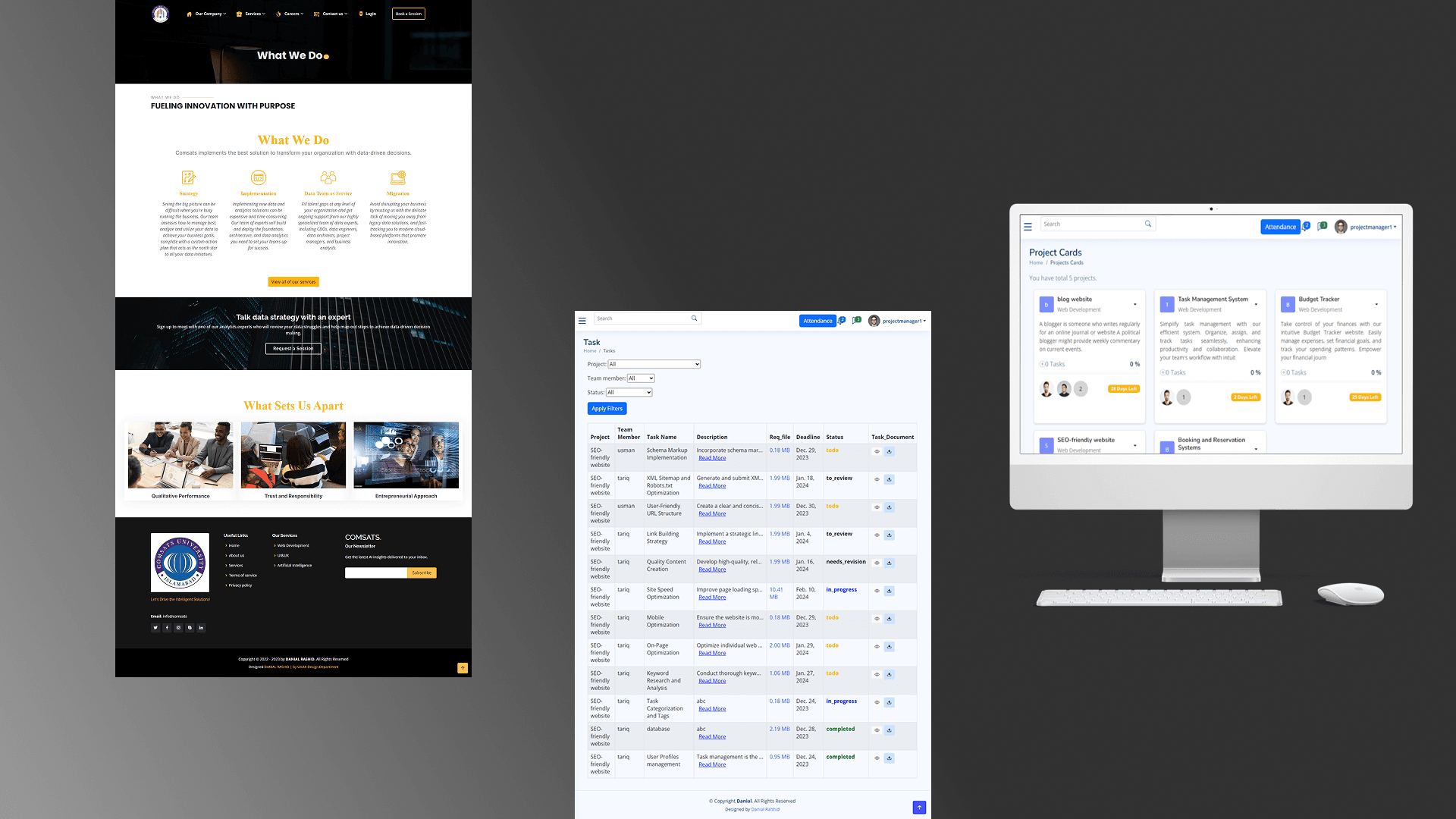 Software House Management System - Mockup 1